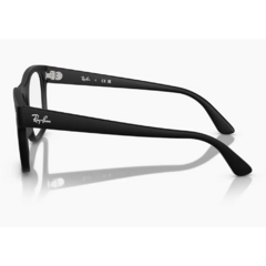 Armação para Óculos Masculino Ray-Ban Preto Fosco Quadrado RB7228 2477 55
