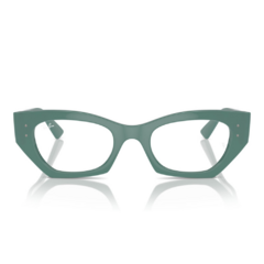 Armação para Óculos Feminino Ray-Ban Verde Água Gatinho RB7330 8345 52