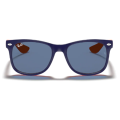 Óculos de Sol Infantil Ray-Ban Azul Marinho/Laranja Quadrado RB9052S 178/80 48