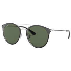 Óculos de Sol Infantil Ray-Ban Preto/Cromado Redondo RJ9545S 271/71 47