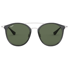 Óculos de Sol Infantil Ray-Ban Preto/Cromado Redondo RJ9545S 271/71 47