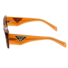 Óculos de Sol Feminino Prada Laranja Cristal Gatinho/Retangular SPR13Z 10N-5S0 50