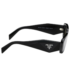 Óculos de Sol Feminino Prada Preto Retangular SPR17W 1AB-5S0 49