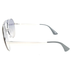 Óculos de Sol Feminino Prada Cromado Máscara Redondo SPR65T 1BC-5R0 36