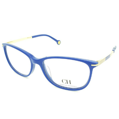 Armação para Óculos Feminino Carolina Herrera Azul Evolve Retangular/Redondo VHE670 0D82 53