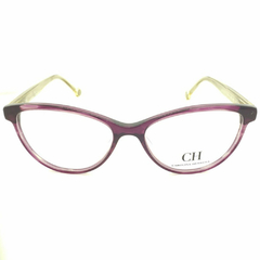 Armação para Óculos Feminino Carolina Herrera Roxo Cristal Gatinho VHE677 06XD 53