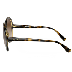 Óculos de Sol Feminino Vogue Tartaruga Redondo VO5410S W65613 56