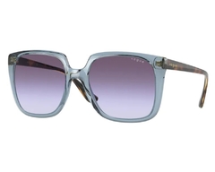 Óculos de Sol Feminino Vogue Azul Cristal Quadrado VO5411S 29664Q 54