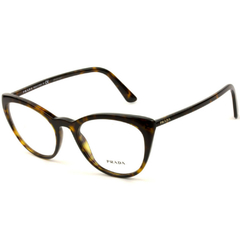 Óculos de Grau Feminino Prada Tartaruga Gatinho VPR07V 2AU-1O1 53