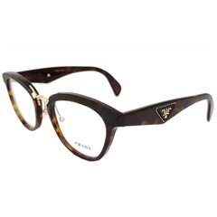Óculos de Grau Feminino Prada Tartaruga Redondo Gatinho VPR26S 2AU-1O1 51