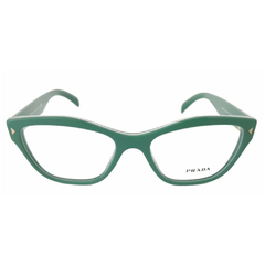 Óculos de Grau Feminino Prada Verde Gatinho VPR27S UR1-1O1 53