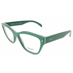 Óculos de Grau Feminino Prada Verde Gatinho VPR27S UR1-1O1 53