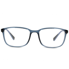 Óculos de Grau Masculino Prada Linea Rossa Azul Cristal Clássico VPS03H CZH-1O1 55