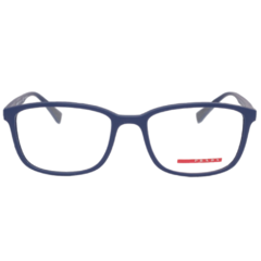 Óculos de Grau Masculino Prada Linea Rossa Azul Fosco Retangular VPS04I TFY-1O1 55