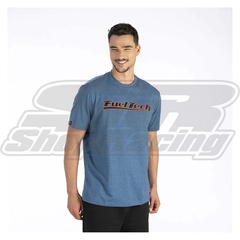 CAMISETA FUELTECH AZUL LARANJA / G