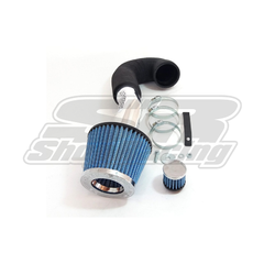 KIT AIR COOL VW AP MI FILTRO DUPLO FLUXO AZUL - RACE CHROME