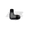 NIPLE 4AN X 1/8" NPT 90° PRETO - METAL HORSE