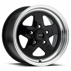 RODA 521 NITRO GLOSS BLACK 15" X 4" / 7" / 8" / 10" FURAÇÃO 5 X 114.3 - VISION WHEEL