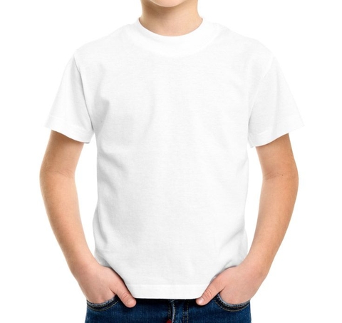 Remera blanca niño 2025