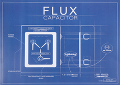 Chapa Flux Capacitor - Volver al Futuro en internet