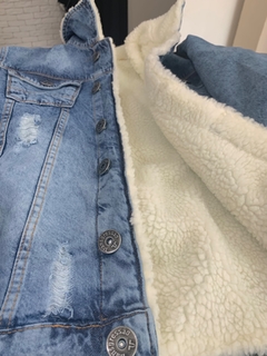 jaqueta jeans masculina toda forrada na internet