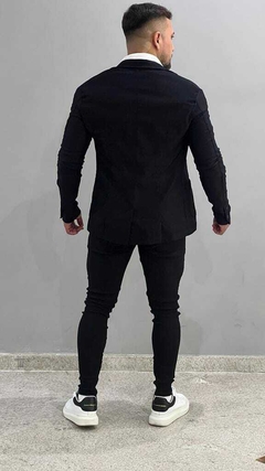 Imagem do conjunto masculino blazer e calça preto