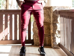 calça alfaiataria bengeline skinny -bordo - comprar online