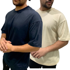 kit 2 camisetas oversize masculina - s95 - loja online