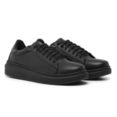 tenis sneaker casual idealle - all black