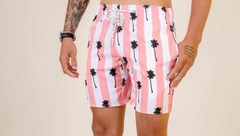 shorts swin floral tectel com elastano - comprar online