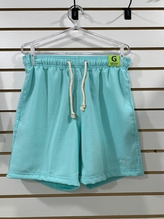 shorts de linho aron - verde agua - comprar online