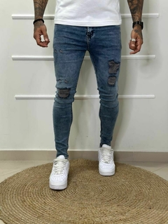 calça jeans super skinny levva njm090