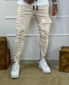 Calça Bengaline masculina cargo