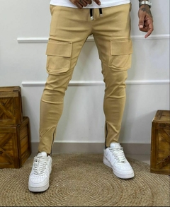 Calça Bengaline masculina cargo - store95