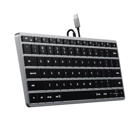 Teclado Mac retroiluminado cable USB-C Ingles Satechi