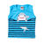 Camiseta Regata Azul Tubarão - comprar online