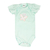 Body Bordado Verde de Bebê Borboleta - comprar online