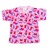 Camisa Estampada de Bebê Borboletas Rosa