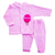 Conjunto de Plush de Bebê Raposa Rosa Claro - comprar online