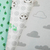 Kit 3 Cueiros Flanelados Papi Compose 80cm x 50cm Estampado de Panda - comprar online