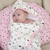 Imagem do Toalha de Banho Rosa com Capuz de Bebê Soft da Reininho Encantado