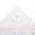 Toalha de Banho Bebe Soft 3 Camadas 90cm x 75cm Estampada de Star Rosa com Capuz Bordado - Mako Baby | Enxoval de bebê e Roupinhas de Bebê!