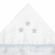 Toalha de Fralda Papi Soft Estampada de Star Cinza com Capuz Bordado - loja online