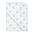 Toalha de Banho Bebe Soft 3 Camadas Estampada de Star Cinza com Capuz Bordado