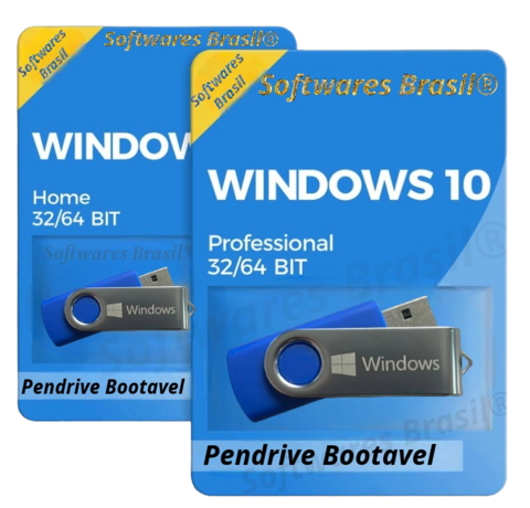 Pendrive P/ Formatação Windows 11 Pro Original Todas as Versoes 64