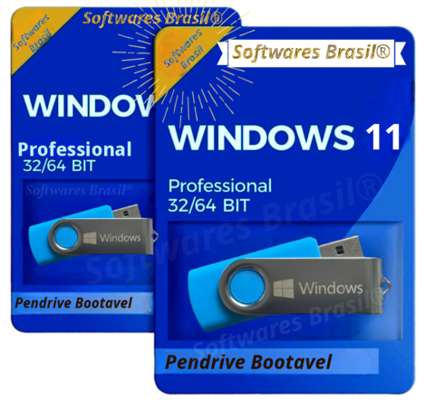 Pendrive P/ Formatação Windows 11 Pro Original Todas as Versoes 64