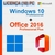 Licença Windows 10 Pro + Pacote Office 2016 Pro 32/64 Bits + NF-e (10) PC
