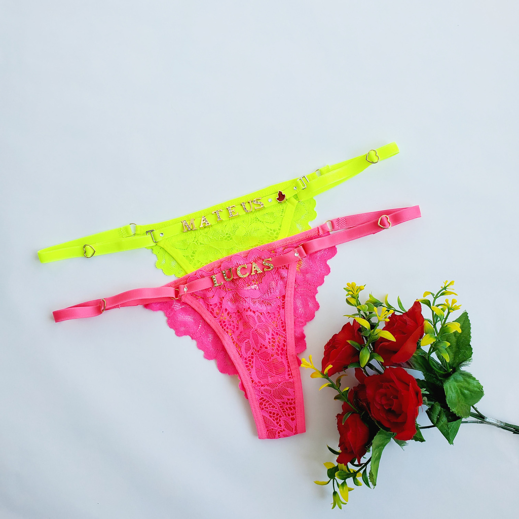 Calcinha Yasmin Neon - Comprar em Mary Moon Lingerie