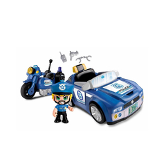 PINYPON ACTION: Auto y moto de Policía - Figura con vehículos y accesorios - comprar online