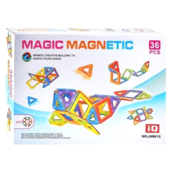 MAGIC MAGNETIC: Bloques magnéticos - 36 piezas